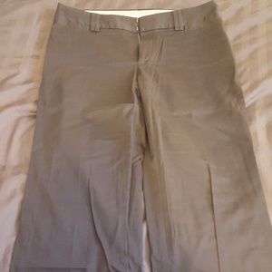 Dark gray trousers